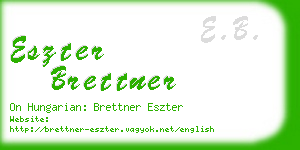 eszter brettner business card